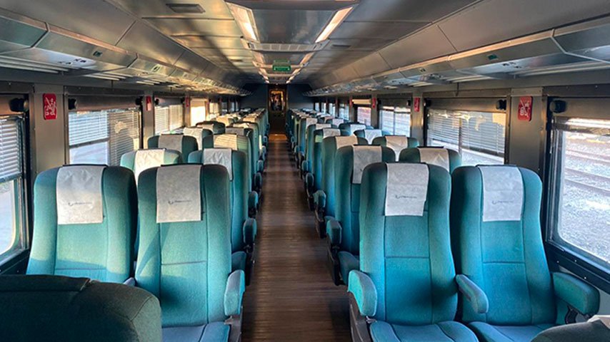 Recorrido en Tren en Clase Turista